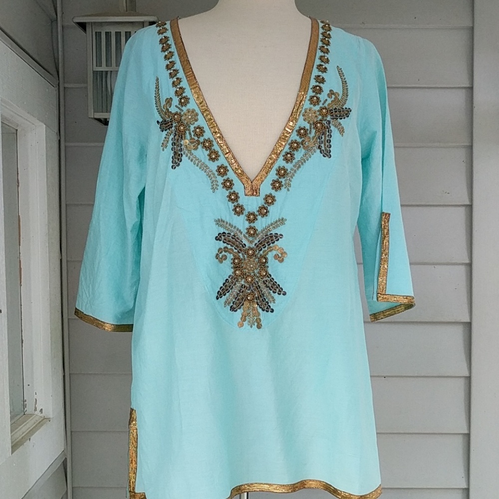 Soft Surroundings Beaded Tunic